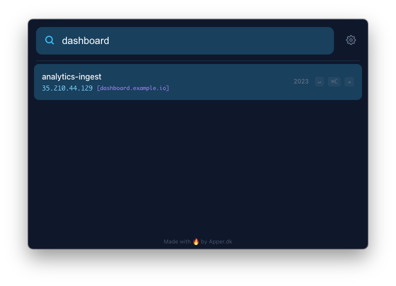 Instant search results as you type